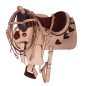 Youth Pony Western Leather Saddle 10 12