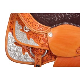 Hand Made Silver Western Show 15 Saddle