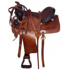 Comfortable Western Cowboy Trail Saddle Tack 15-17