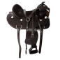 Brown Round Skirt Pleasure Trail Saddle Tack Package 15