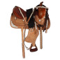 Natural Western Leather Show Saddle Tack Girth 15