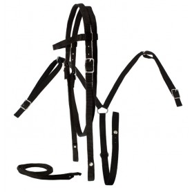 New 16 Synthetic Western Trail Horse Saddle Tack