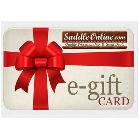 SaddleOnline eGift Card - E-mail Delivery