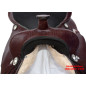 New Western Pleasure Leather Trail Horse Saddle 16 17