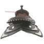 NEW 16 inch RICH DARK BROWN SADDLE WITH SILVER PLATING