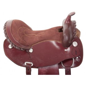 16 Western Pleasure Trail Horse Leather Saddle