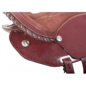 16 Western Pleasure Trail Horse Leather Saddle