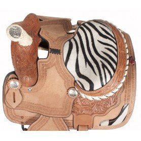 10 Cute Zebra Leather Mini Western Saddle Leather