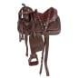 Brown Western DuraLeather Synthetic Horse Saddle 15