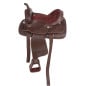 Brown Western DuraLeather Synthetic Horse Saddle 15