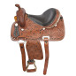 Western Ostrich Seat Barrel Racing Horse Saddle 15 16